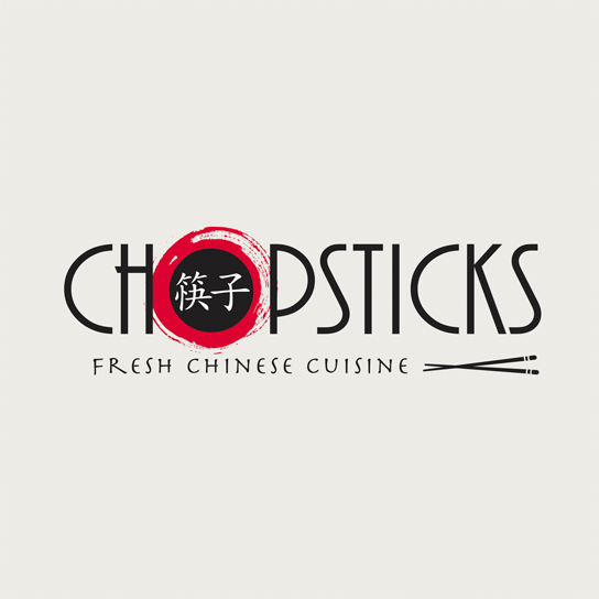 logo chopsticks fresh chinese cuisine